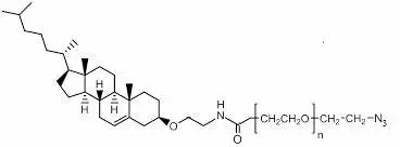 N3-PEG2000-Cholesterol，N3-PEG2000-CLS可以用来修饰蛋白质、多肽以及其他材料