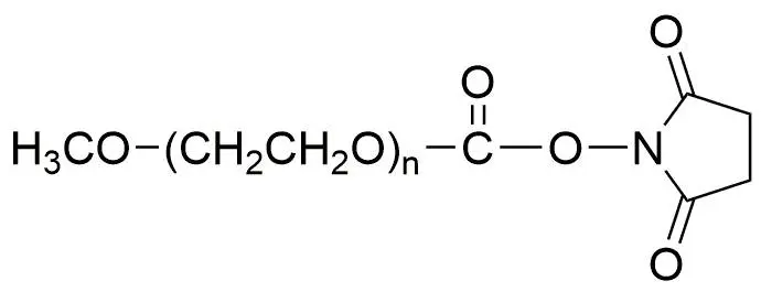 甲氧基聚乙二醇琥珀酰亚胺碳酸酯，mPEG-Succinimidyl Carbonate NHS Ester