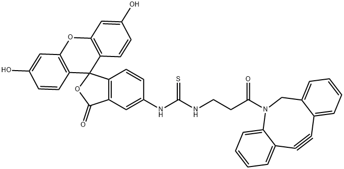 Fluorescein-DBCO，荧光素-二苯并环辛炔