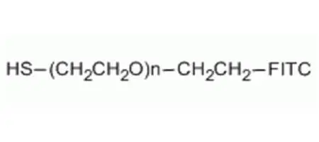 Fluorescent-PEG2000-SH，Fluorescent-PEG2k-Thiol含有荧光素染料和巯基的双功能PEG