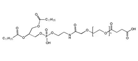 DSPE-PEG2000-Acid，1403744-37-5，HOOC-PEG2000-DSPE 含有磷脂和羧基