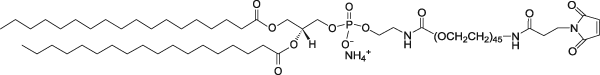 474922-22-0，MAL-PEG-DSPE，马来酰亚胺-聚乙二醇-磷脂 用于制备聚乙二醇化脂质体或胶