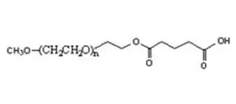 戊二酸修饰的线性单功能PEG试剂 mPEG2000-Glutaric Acid 定制合成