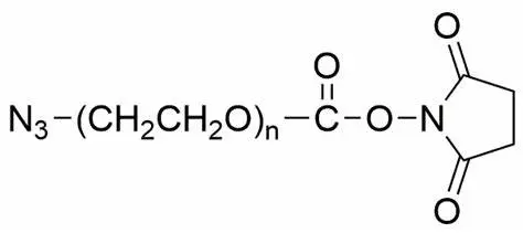 N3-PEG2000-NH2，N3-PEG2000-Amine是粉末状固体试剂，可溶于水