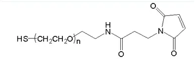 定制合成Thiol-PEG-Mal，HS-PEG-Mal，巯基PEG马来酰亚胺，有多种规格