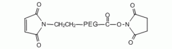 Maleimide PEG NHS Ester，MAL-PEG-NHS 马来酰亚胺PEG活性酯 溶于水及大部分有机溶剂