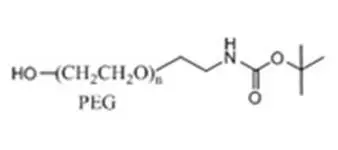 Boc-NH-PEG2000-OH 具有一个羟基和一个Boc保护胺的线性杂双功能PEG衍生物