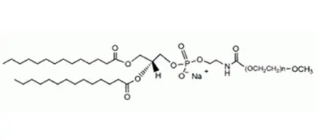 甲氧基-聚乙二醇-双肉豆蔻磷脂，mPEG-DMPE定制合成，有多种分子量，可按需定制