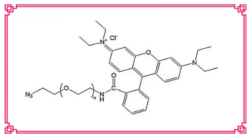 供应点击化学PEG试剂Azide-PEG-Rhodamine B,叠氮聚乙二醇罗丹明