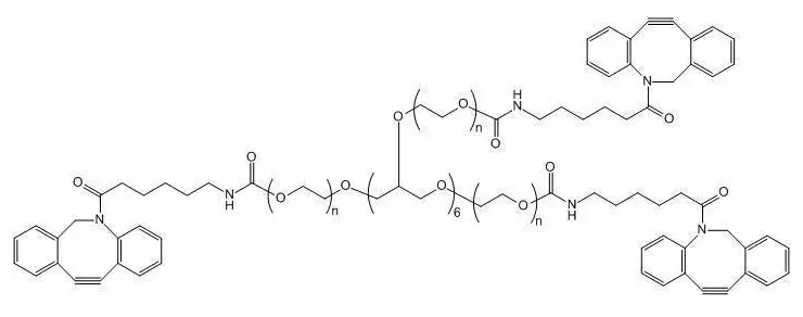 8-Arm PEG-DBCO,八臂-聚乙二醇-二苯基环辛炔,用于修饰生物分子