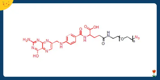 供应叶酸PEG试剂Folic acid-PEG-Azide，FA-PEG-N3，叶酸-聚乙二醇-叠氮