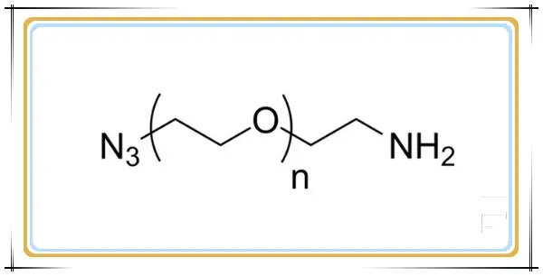 Azide-PEG-Amine，N3-PEG-NH2，叠氮-聚二乙醇-胺用于形成水凝胶