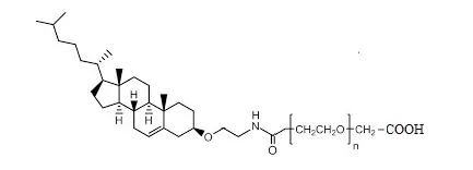 Cholesterol-PEG-Acid Cholesterol-PEG-COOH胆固醇-聚乙二醇-羧基介绍