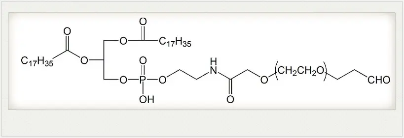 DSPE-PEG-Aldehyde，DSPE-PEG-CHO，磷脂-聚乙二醇-醛基PEG衍生物供应