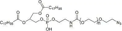 稳定封装药物磷脂-聚乙二醇-叠氮 DSPE-PEG-Azide，DSPE-PEG-N3