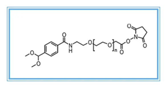 NHS-PEG-Acetal，Acetal-PEG-NHS，乙缩醛-聚乙二醇-琥珀酰亚胺酯科研用试剂