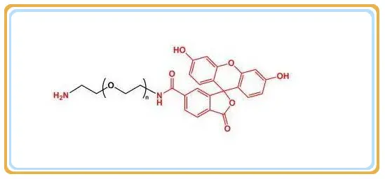 荧光示踪剂Fluorescein-PEG-amine，荧光素PEG氨基，2411381-38-7