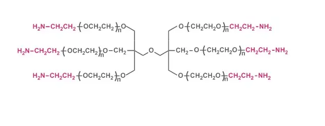 氨基化的聚乙二醇衍生物6-arm-PEG-NH2，6-arm-PEG-amine,六臂-聚乙二醇-氨基