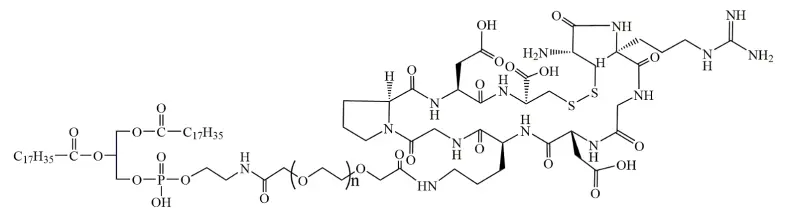 DSPE-PEG-iRGD,磷脂-聚乙二醇-靶向穿膜肽iRGD环肽,DSPE修饰多肽供应