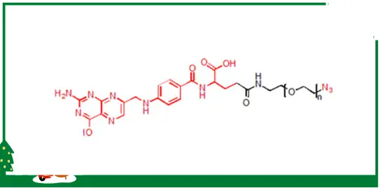 FA-PEG-N3，Folic acid-PEG-Azide，叶酸-聚乙二醇-叠氮一种叶酸PEG试剂