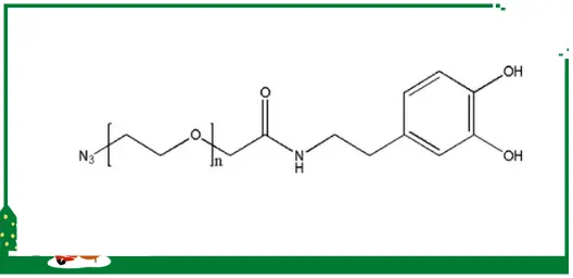 DOPA-PEG-azide,Dopamine-PEG-N3,多巴胺PEG叠氮用于点击化学