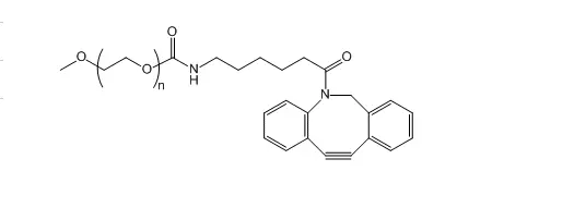 mPEG-DBCO，甲氧基-聚乙二醇-二苯基环辛炔，科研专用化学试剂供应