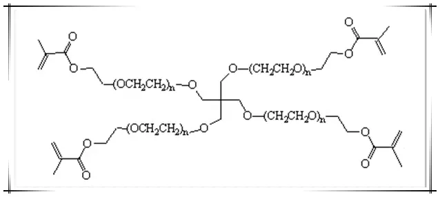 4-Arm PEG-Methacrylate，四臂-聚乙二醇-甲基丙烯酸酯一种多臂聚乙二醇衍生物