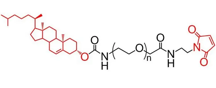 Cholesterol-PEG-Maleimide|胆固醇-聚乙二醇-马来酰亚胺修饰蛋白用