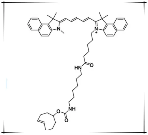 Cy5.5-TCO，TCO-Cyanine5.5，氰基Cy5.5-反式环辛烯