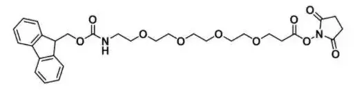 含有Fmoc保护胺和NHS酯的Fmoc-PEG4-NHS ester，1314378-14-7