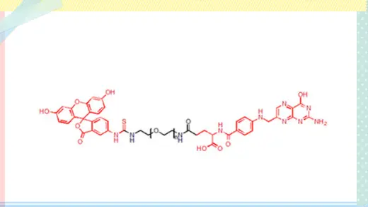 供应荧光染料FITC-PEG-FA,Folic acid-PEG-Fluorescein,荧光素-聚乙二醇-叶酸