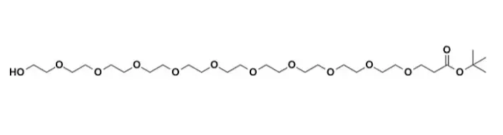 丙酸叔丁酯-十聚乙二醇，HO-PEG10-tBu，778596-26-2