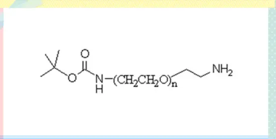 Boc-NH-PEG-amine，Boc-NH-PEG-NH2，氨基-PEG-叔丁氧羰基可用于材料改性