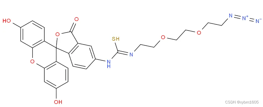 5-荧光素-二聚乙二醇-叠氮|5-FITC-PEG2-azide|1146195-72-3