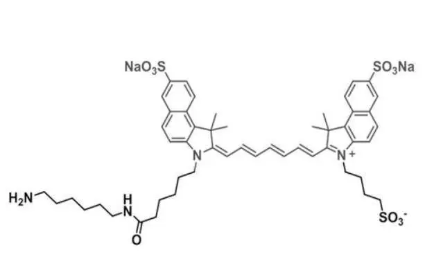 二磺酸-吲哚菁绿-氨基|英文名：disulfo-ICG-amine，disulfo-ICG-NH2