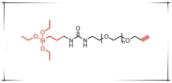 Silane-PEG-Alkyne，硅烷-聚乙二醇-炔基用于修饰蛋白类