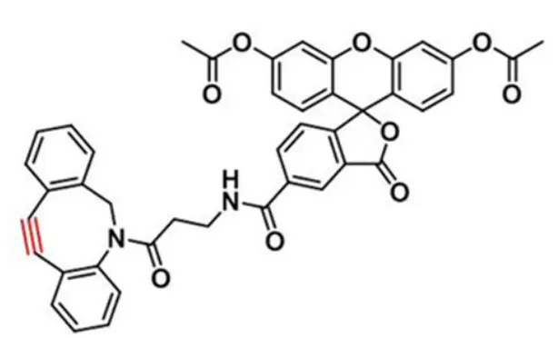 5-diacetate FAM DBCO|5-二乙酸-羧基荧光素-二苯并环辛炔|1889340-90-2