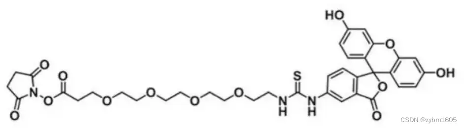 5-FITC-PEG4-NHS ester，Fluorescein-PEG4-NHS|荧光素-四聚乙二醇-活性酯