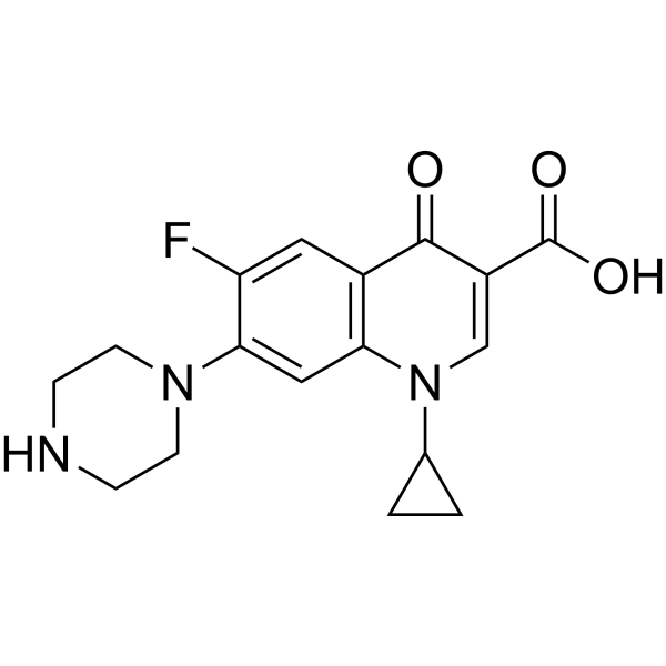 Ciprofloxacin Chemical Structure