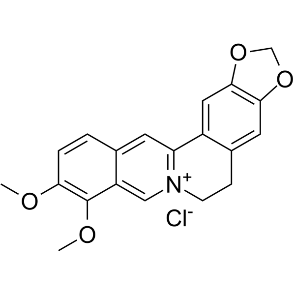 Berberine chloride Chemical Structure