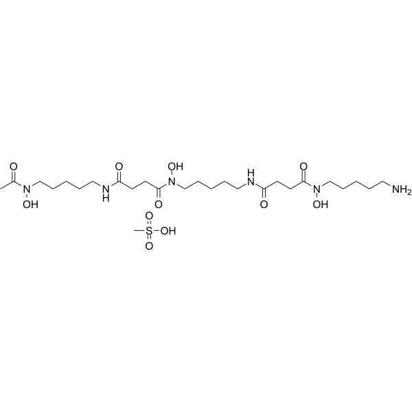 Deferoxamine mesylate Chemical Structure