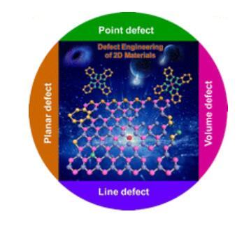 用于高级能量转换和存储的二维材料缺陷工程  